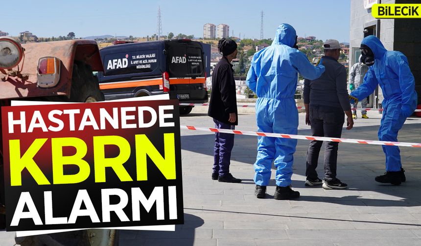 Hastanede KBRN Alarmı!