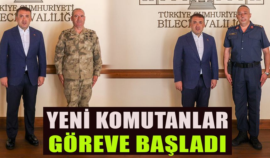 YENİ KOMUTANLAR GÖREVE BAŞLADI