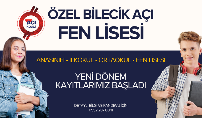 AÇI KOLEJİ FEN LİSESİ YENİ DÖNEM KAYITLARI BAŞLADI