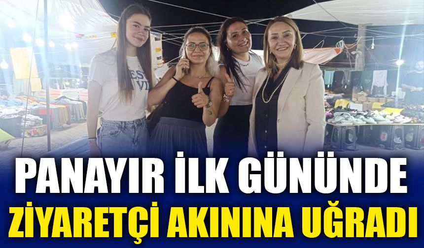 PANAYIR İLK GÜNÜNDE ZİYARETÇİ AKININA UĞRADI