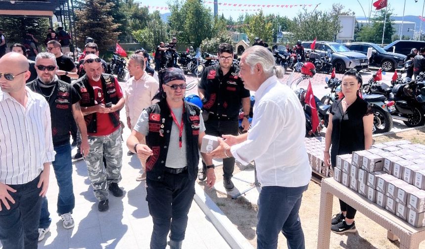 Türk Chopper üyeleri, Zafer Haftası’nda Kütahya’da