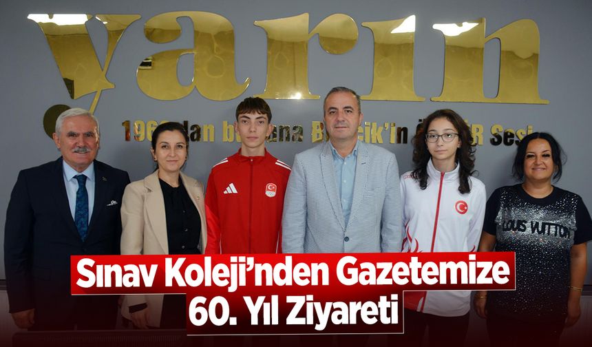 Sınav Koleji’nden Gazetemize 60. Yıl Ziyareti