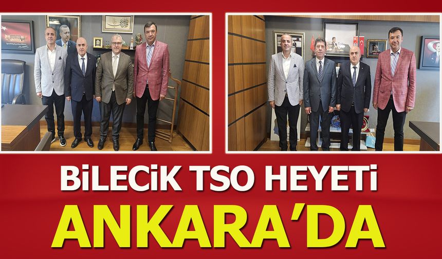 Bilecik TSO Heyeti Ankara'da