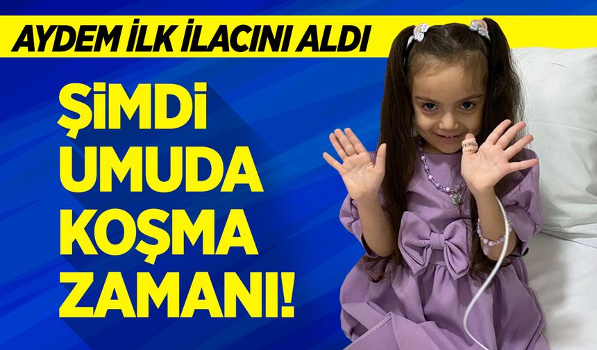 Minik Aydem İlk İlacını Aldı
