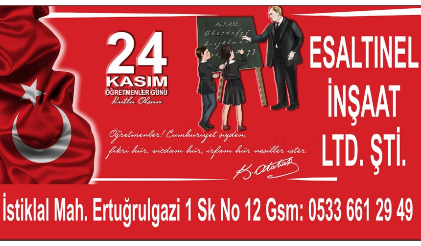 Esaltınel İnşaat 24 Kasım Kutlama