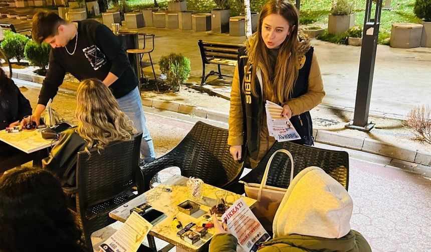 Kütahya’da vatandaşlar siber suçlara karşı bilgilendirildi