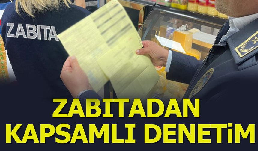 Zabıtadan kapsamlı denetim