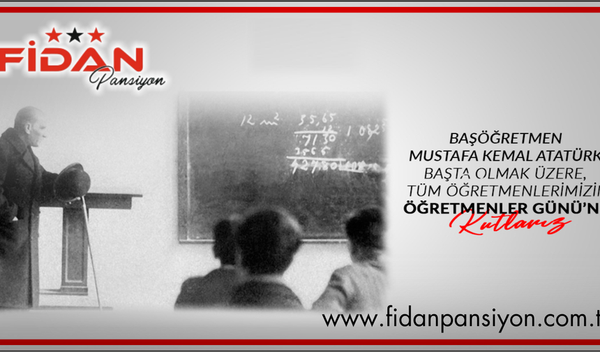 Fidan Pansiyon 24 Kasım Kutlama