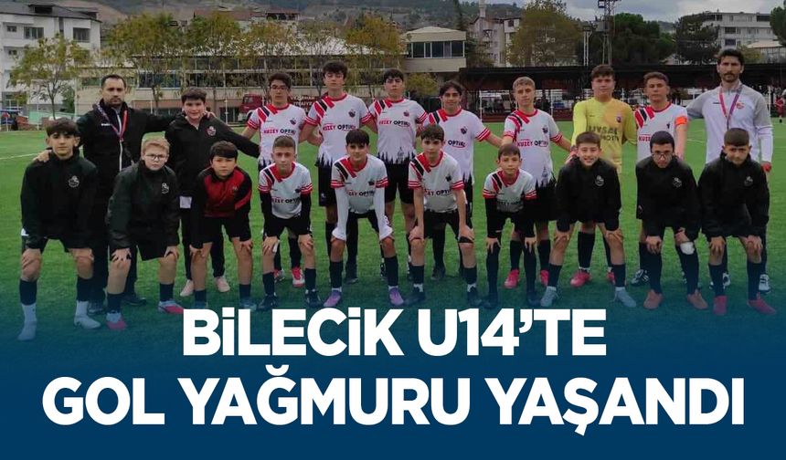 Bilecik U14 Gençler Ligi’nin 7’inci haftasında gol yağmuru yaşandı