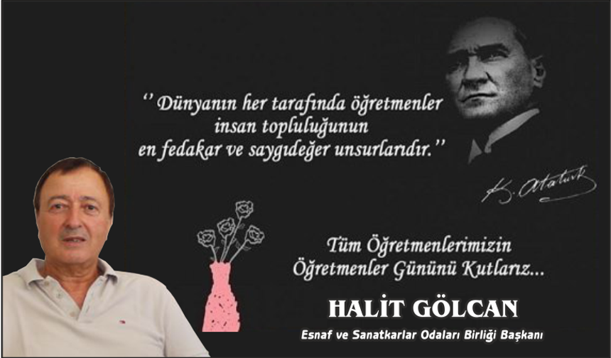 Halit Gölcan 24 Kasım Kutlama