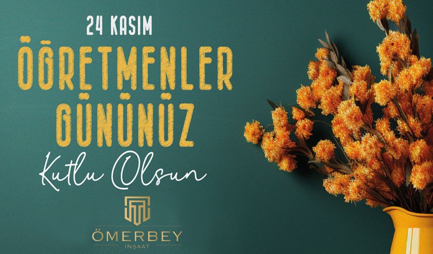 Ömerbey İnşaat öğretmenler günü Kutlama