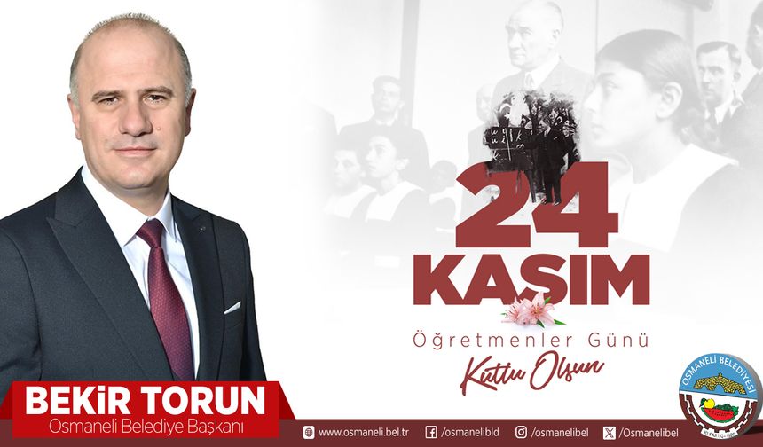 Osmaneli Belediyesi Öğretmenler günü kutlama