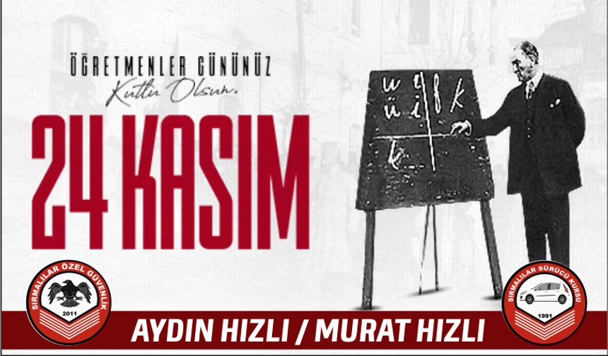 Sırmalılar Sürücü Kursu 24 Kasım Kutlama