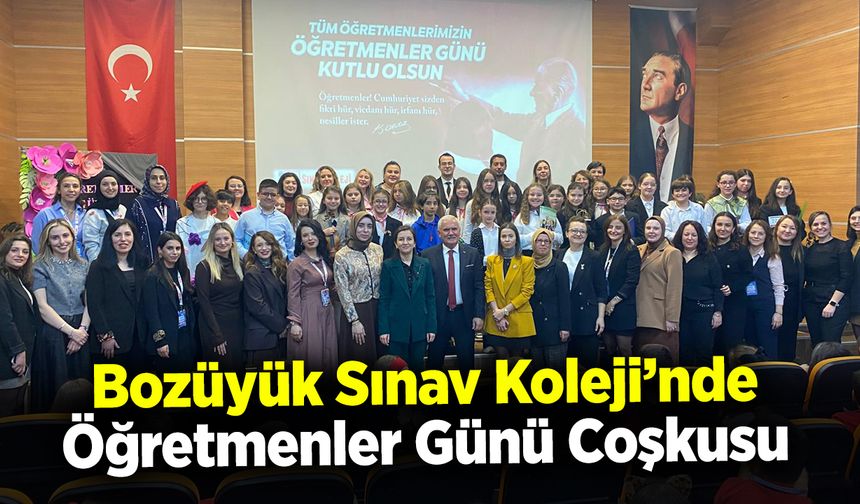 Bozüyük Sınav Koleji’nde Öğretmenler Günü Coşkusu