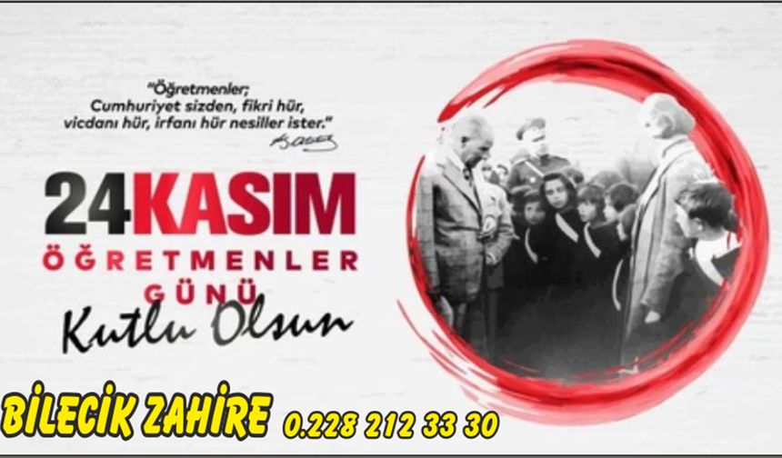 Bilecik Zahire 24 Kasım Kutlama