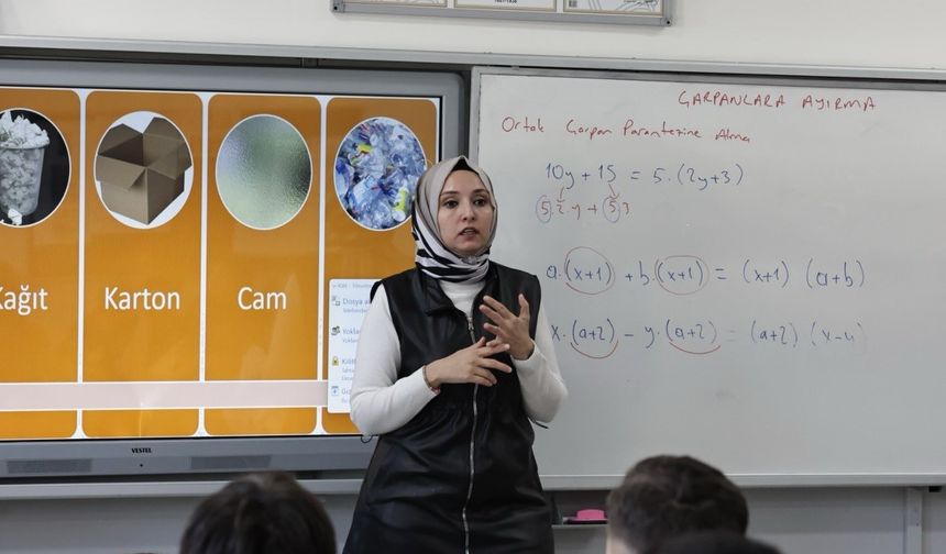 Kütahya Belediyesi'nden öğrencilere sıfır atık eğitimi