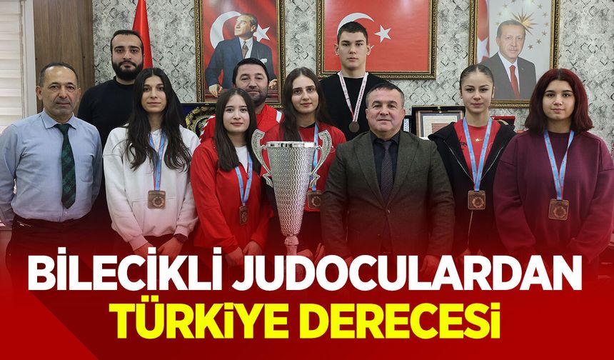 BİLECİKLİ JUDOCULARDAN TÜRKİYE DERECESİ