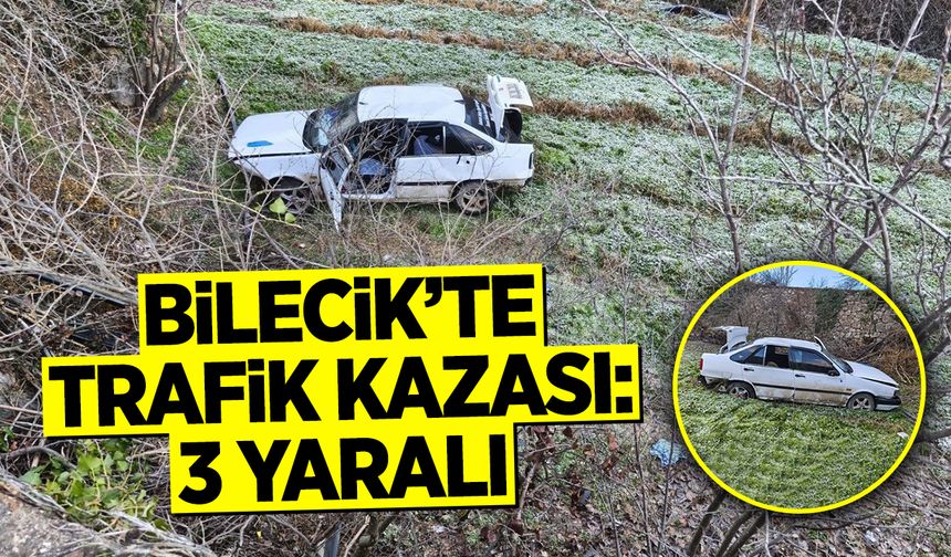 Bilecik'te Trafik Kazası: 3 Yaralı