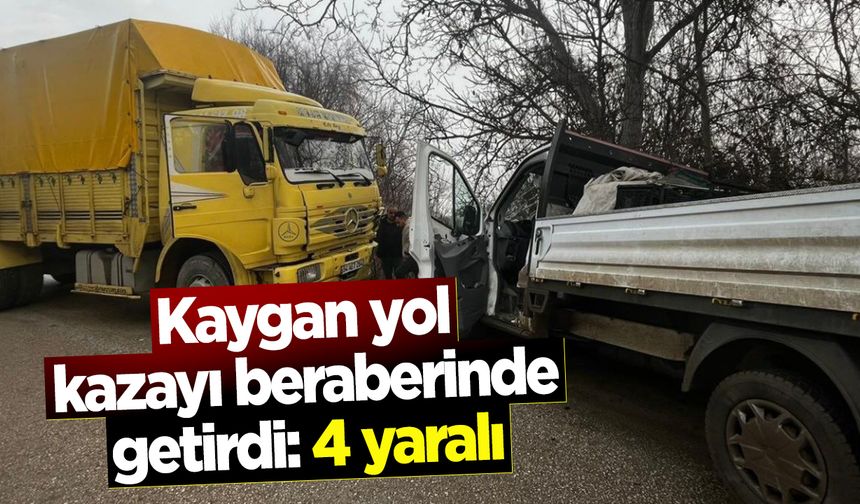 BİLECİK’TE TRAFİK KAZASI: 4 YARALI