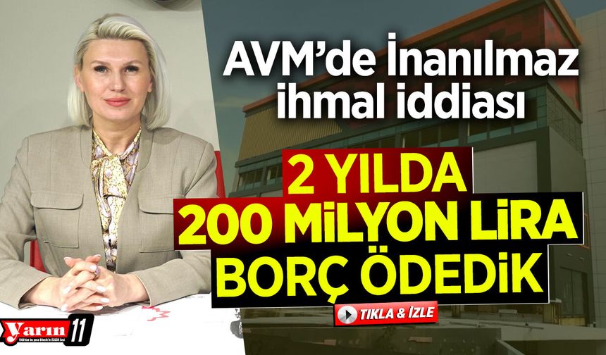 AVM’de İnanılmaz İhmal İddiası