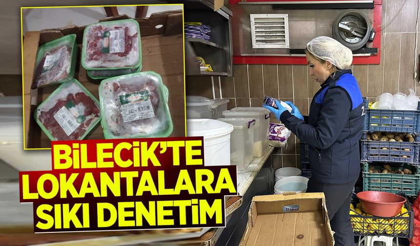 Bilecik’te lokantalara sıkı denetim