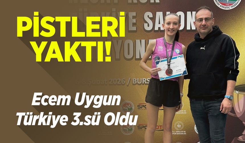 Pistleri Yaktı: Ecem Uygun Türkiye 3.sü Oldu