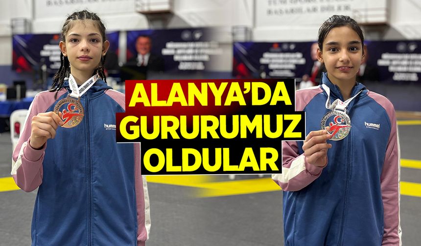 Alanya'da gururumuz oldular