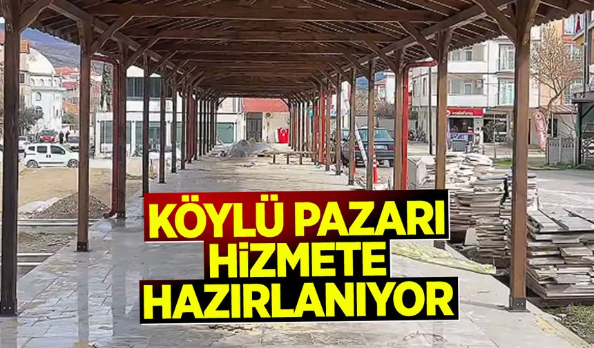 OSMANELİ’DE KÖYLÜ PAZARI HİZMETE HAZIRLANIYOR