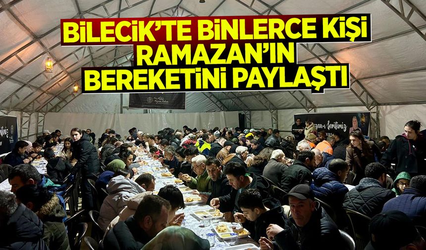 Binlerce kişi Ramazan’ın bereketini paylaştı