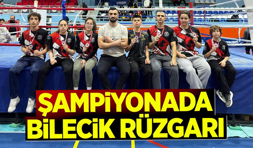 Muaythai Marmara Bölge Şampiyonası’nda Bilecik rüzgârı