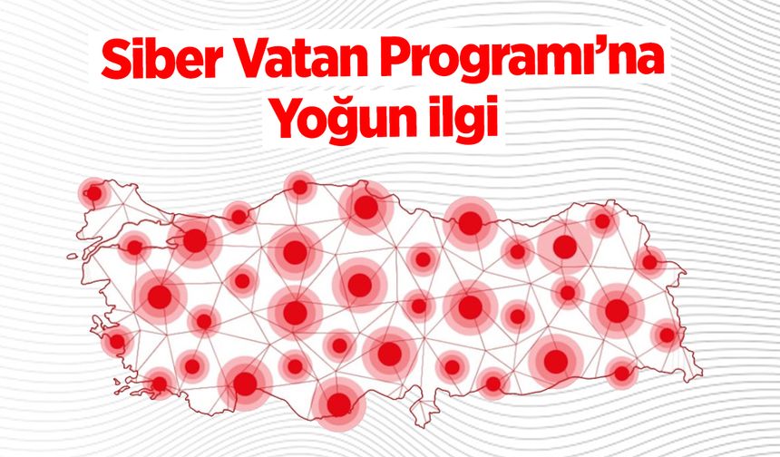 Türkiye Siber Vatan Programı’na Yoğun İlgi