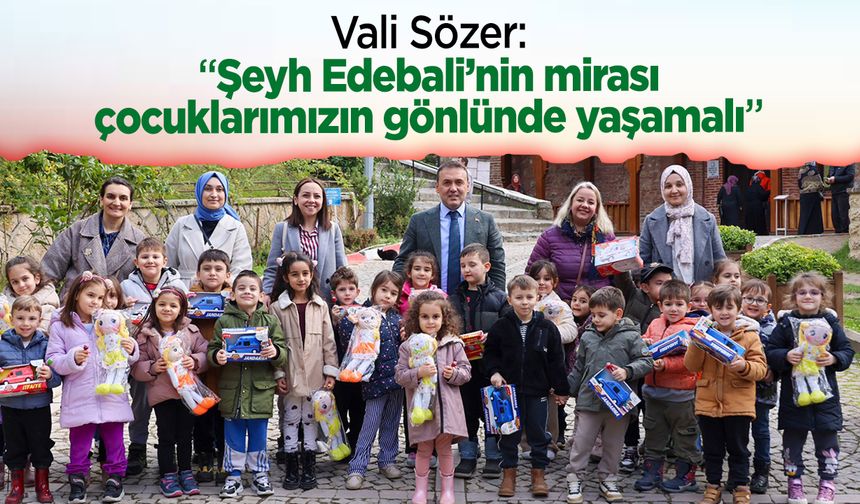 VALİ SÖZER, MİNİKLERLE ŞEYH EDEBALİ KÜLLİYESİ’NDE BULUŞTU