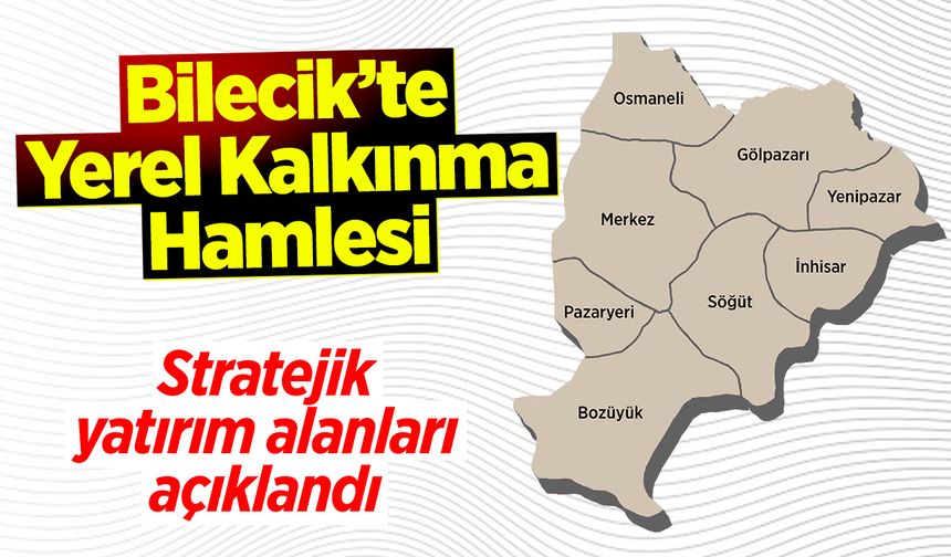 Bilecik’te Yerel Kalkınma Hamlesi