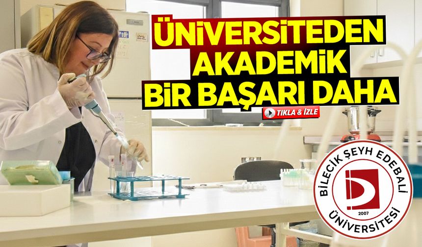 Üniversiteden bir akademik başarı daha