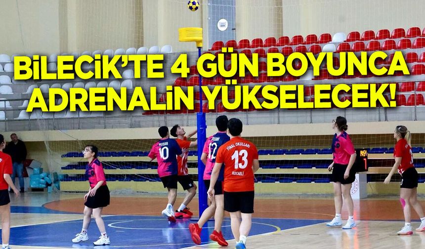 Bilecik’te korfbol heyecanı başladı
