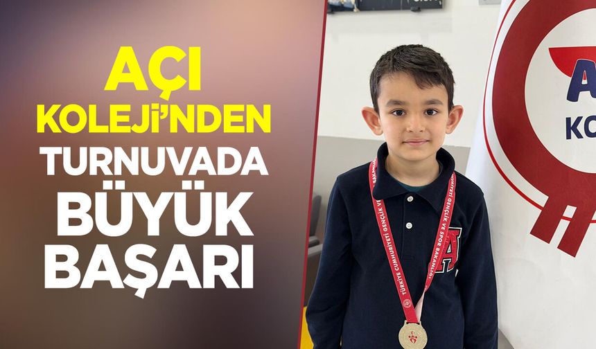 AÇI KOLEJİ'NDEN SATRANÇ TURNUVASINDA BÜYÜK BAŞARI