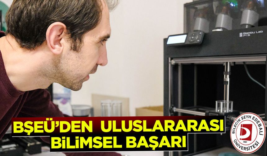 Üniversiteden uluslararası bilimsel başarı