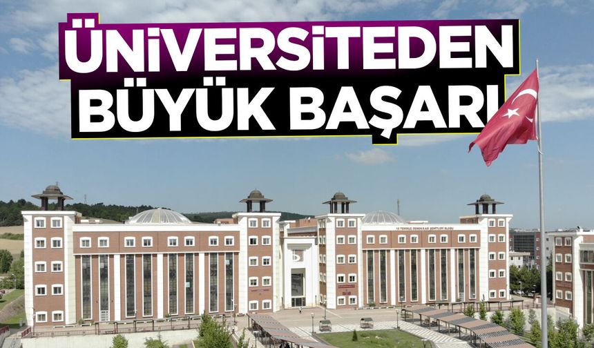 Bilecik Şeyh Edebali Üniversitesi'nden büyük başarı