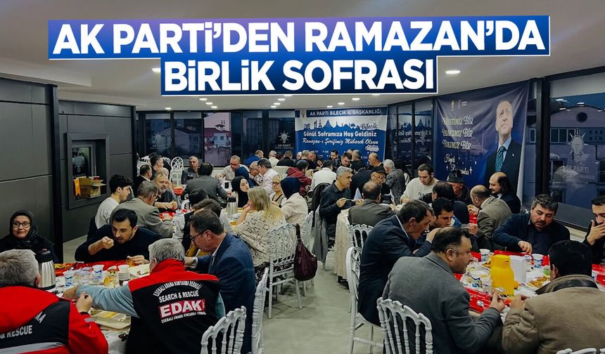 AK Parti’den Ramazan’da Birlik Sofrası