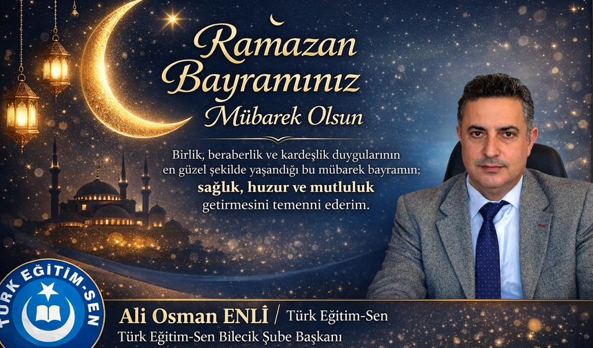 Ali Osman Enli Ramazan Bayramı Tebriği