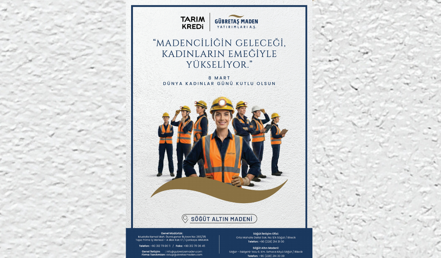 "Madenciliğin geleceği, kadınların emeğiyle yükseliyor"