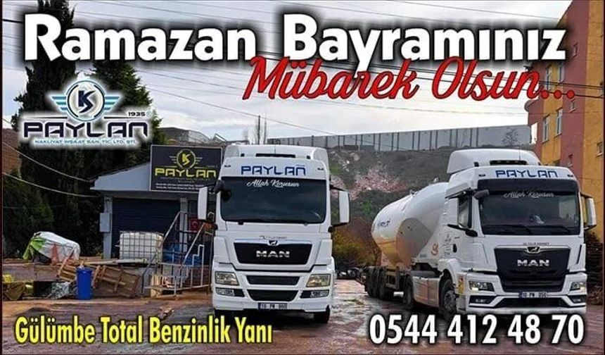 PAYLAN RAMAZAN BAYRAMI TEBRİĞİ