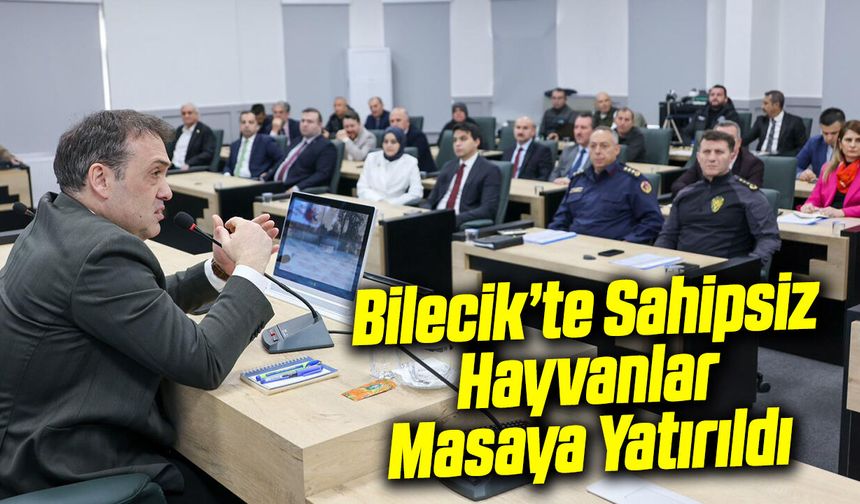 Bilecik’te Hayvanları Koruma Kurulu Toplantısı Yapıldı