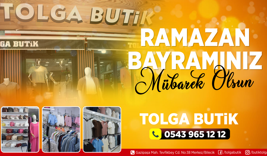 TOLGA BUTİK RAMAZAN BAYRAMI TEBRİĞİ