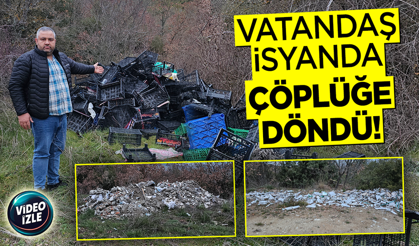 Bilecik'te Vatandaşlar İsyanda: Köy Çevresi Çöplüğe Döndü