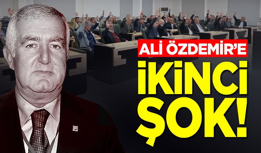 Ali Özdemir'e ikinci şok!