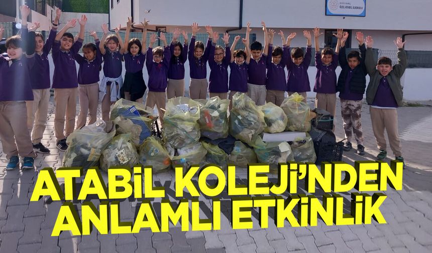 Atabil Koleji'nden anlamlı etkinlik