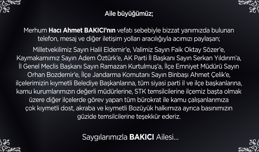 Bakıcı Ailesi