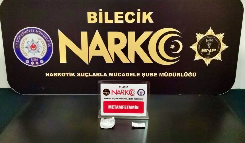 Bilecik'te metamfetamin ele geçirildi