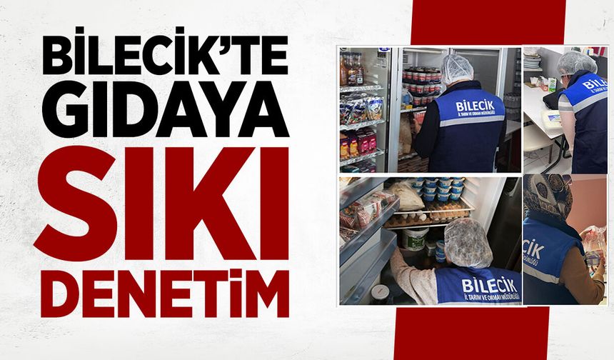 Bilecik’te Gıdaya Sıkı Denetim